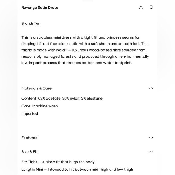 Red dress - Picture 5 of 5